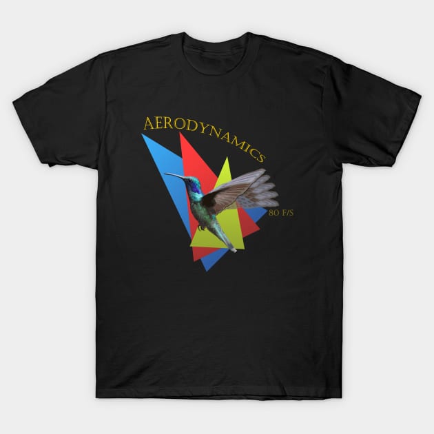 AeroDynamics Humming Bird T-Shirt by i2studio